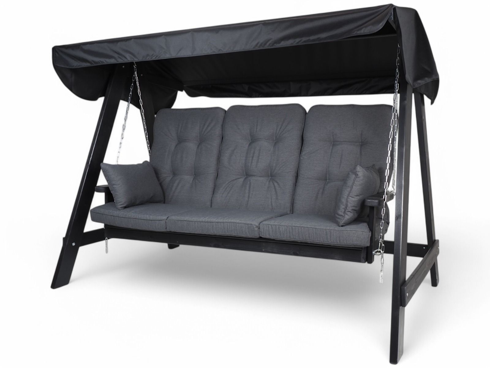 Oslo Luxus keinunpehmusteet 165 cm, harmaa