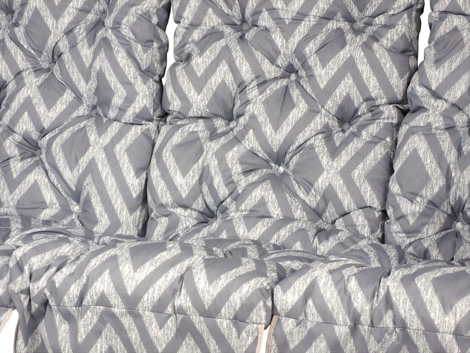 Stockholm keinun pehmusteet 165 cm, harmaa kuvio