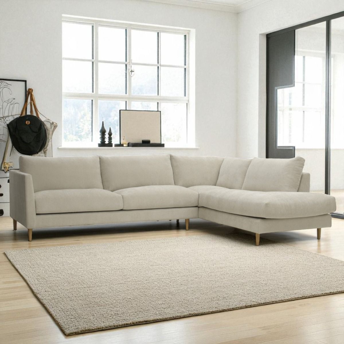 Unico Kelo avokulmasohva, vaalea