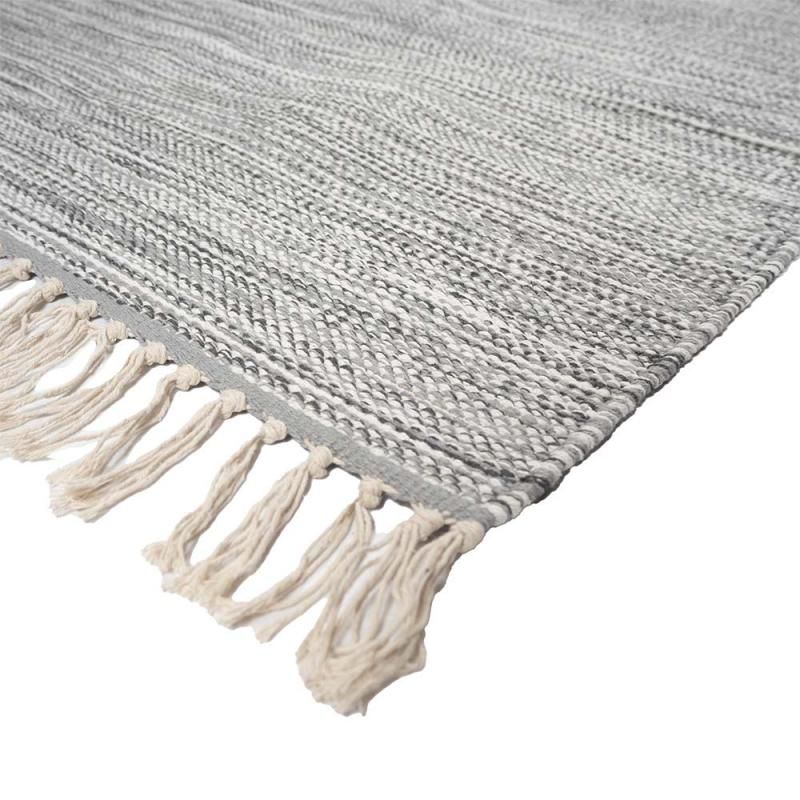 Kesälahti puuvillamatto harmaa, eri kokoja