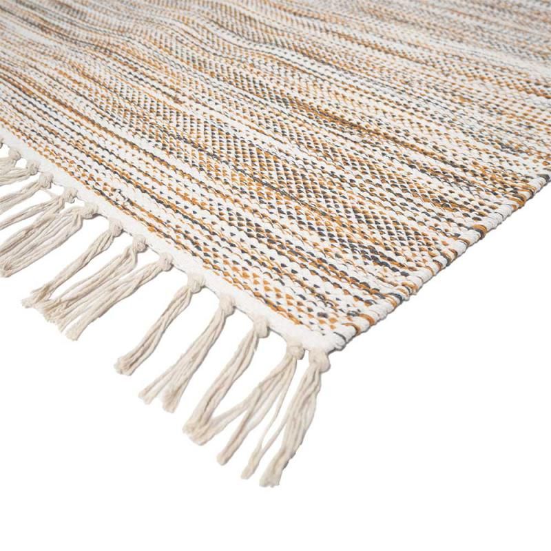 Kesälahti puuvillamatto ruskea-harmaa, eri kokoja