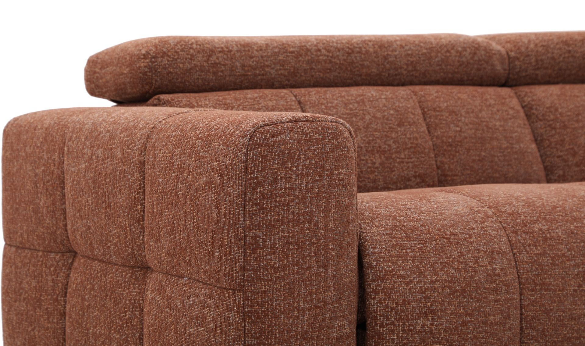 Kevin divaanisohva sähkömekanismilla, oranssi