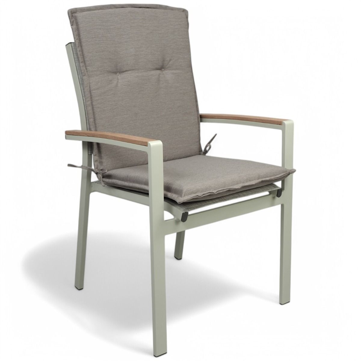 Kielo istuinpehmuste selkänojalla matala, taupe