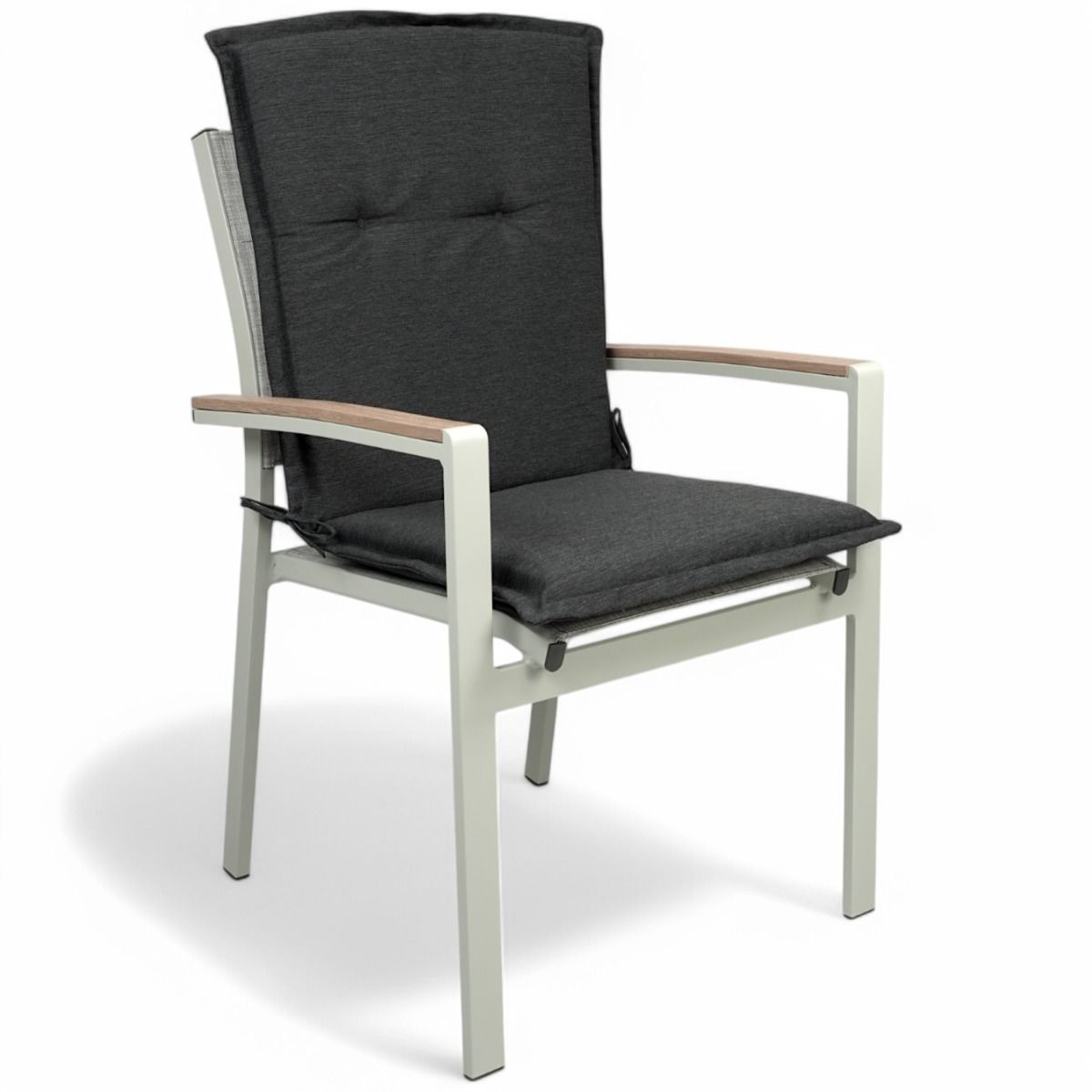 Kielo istuinpehmuste selkänojalla matala, harmaa