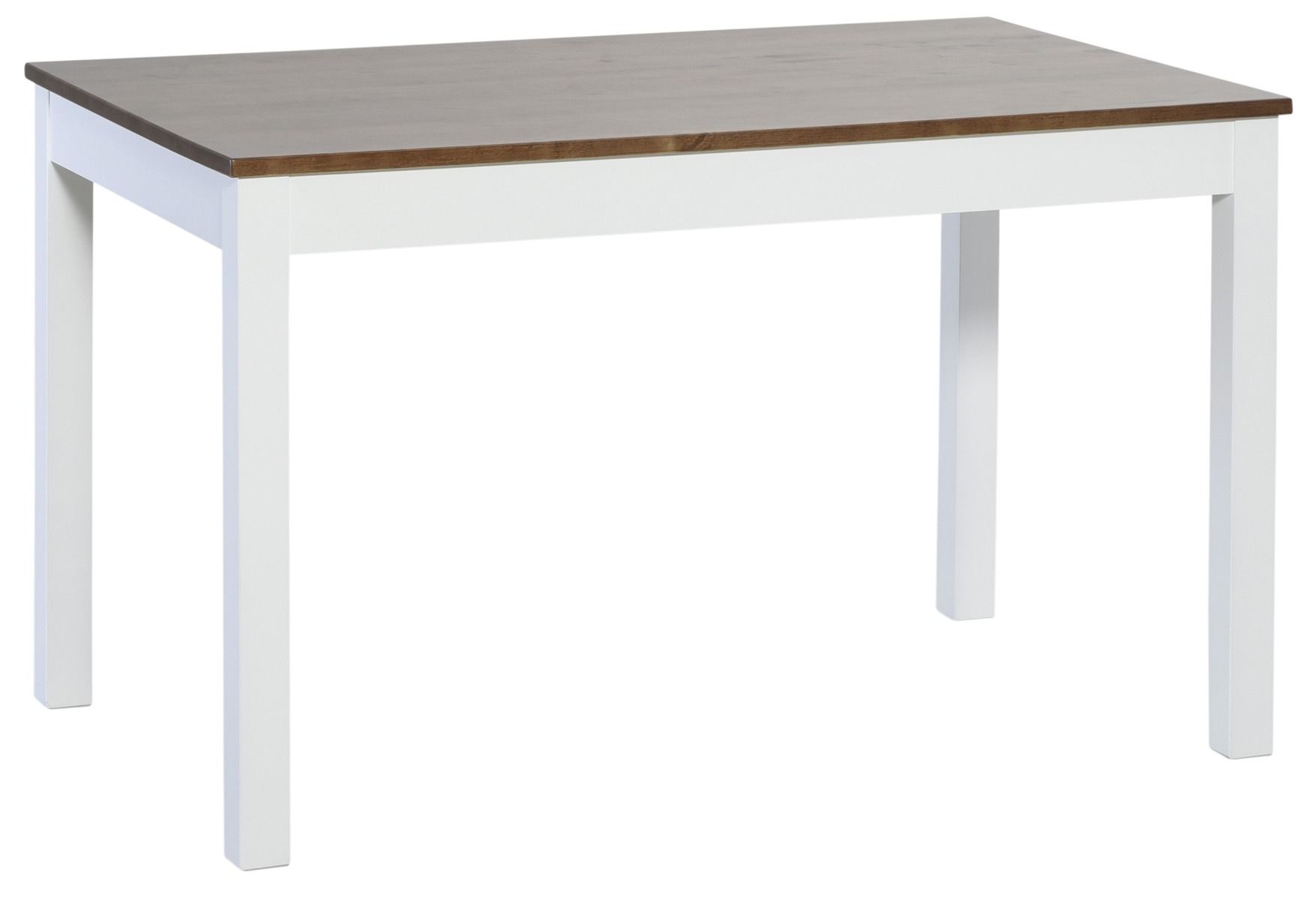 Koivu ruokaryhmä 120x75 neljälle, valko-pähkinä