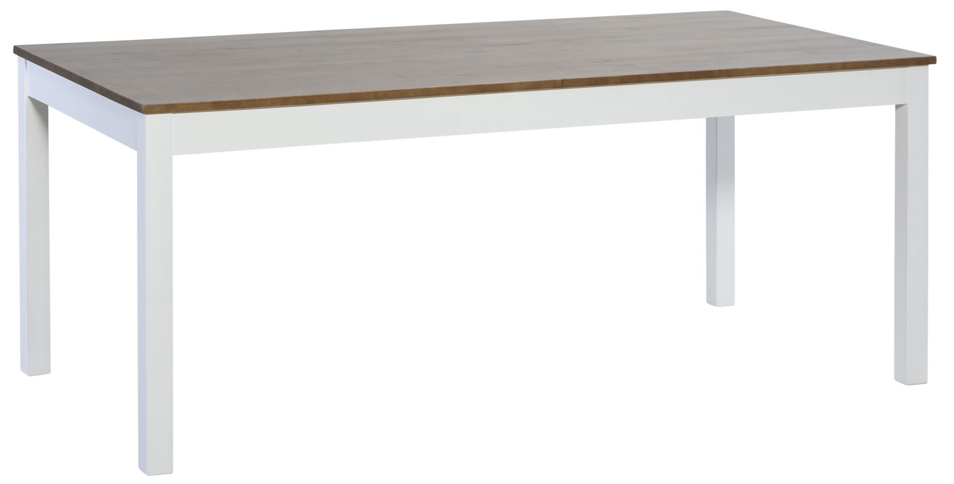 Koivu ruokaryhmä 180x90 kuudelle, valko-pähkinä