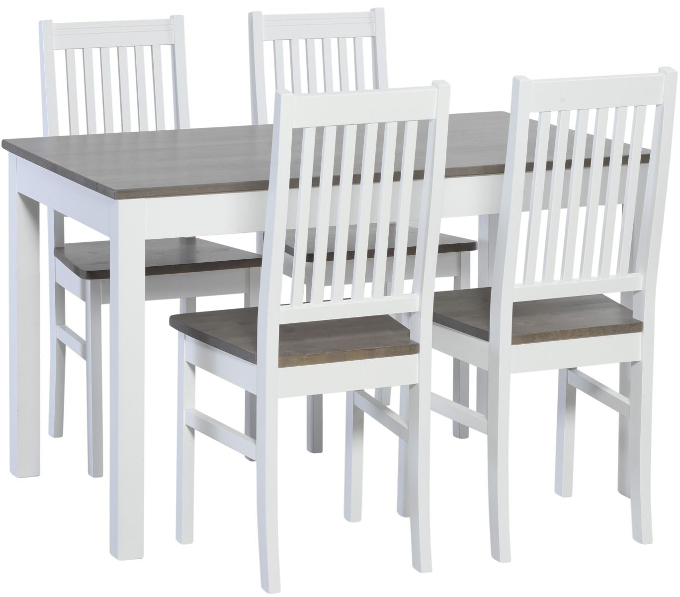 Nurmi ruokapöydän tuoli, valkoinen/harmaa