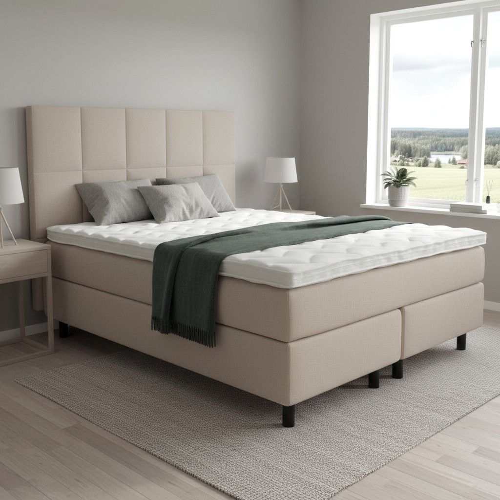 Komia sängynpääty 180cm, taupe