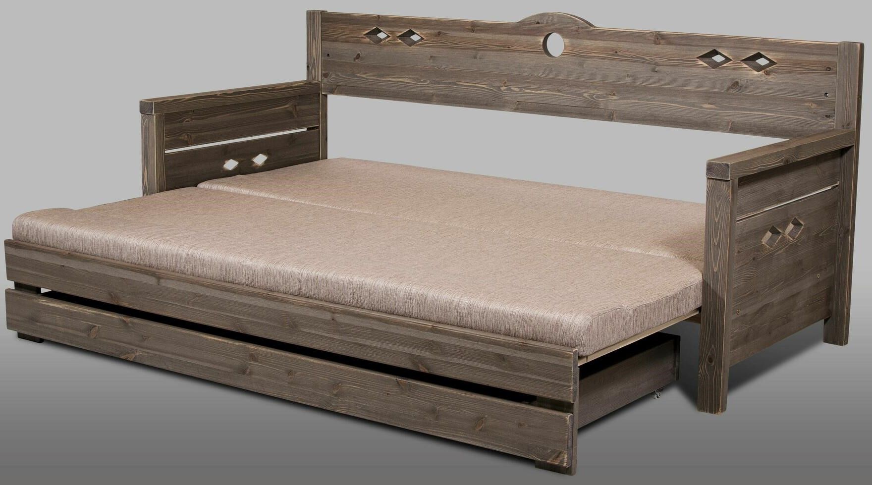 Konsta puinen laverisohva ruskea, eri vaihtoehtoja