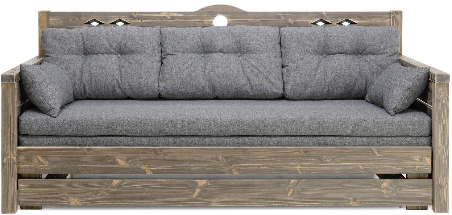 Konsta puinen laverisohva harmaa, eri vaihtoehtoja