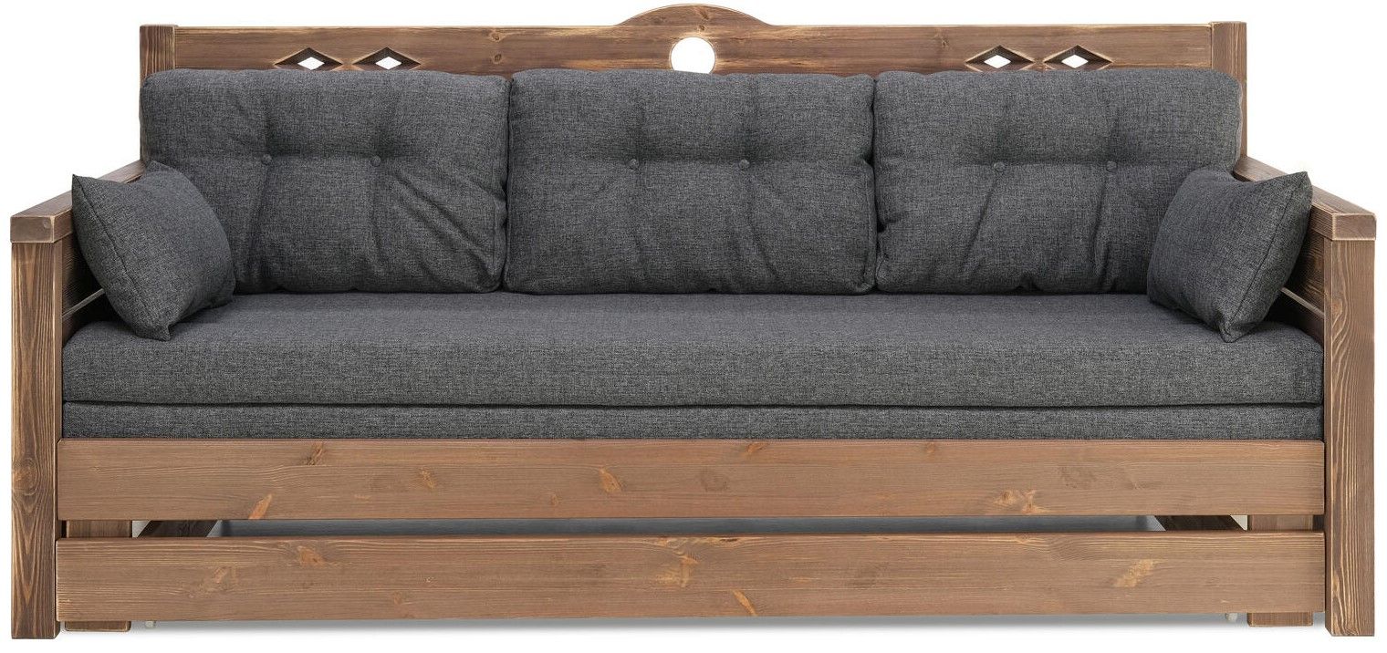 Konsta puinen laverisohva ruskea, eri vaihtoehtoja