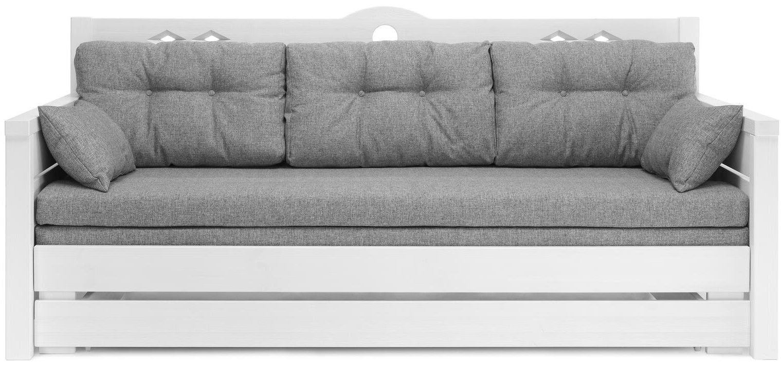 Konsta puinen laverisohva valkoinen, eri vaihtoehtoja