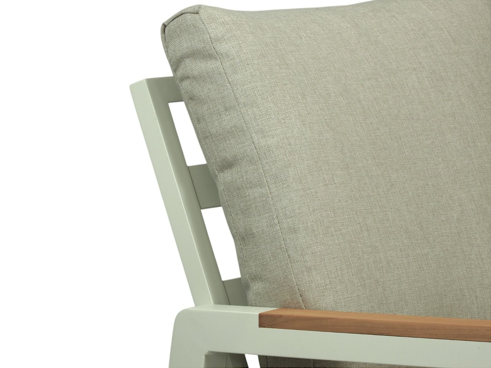 Kustavi kulmasohva terassille, vaalea