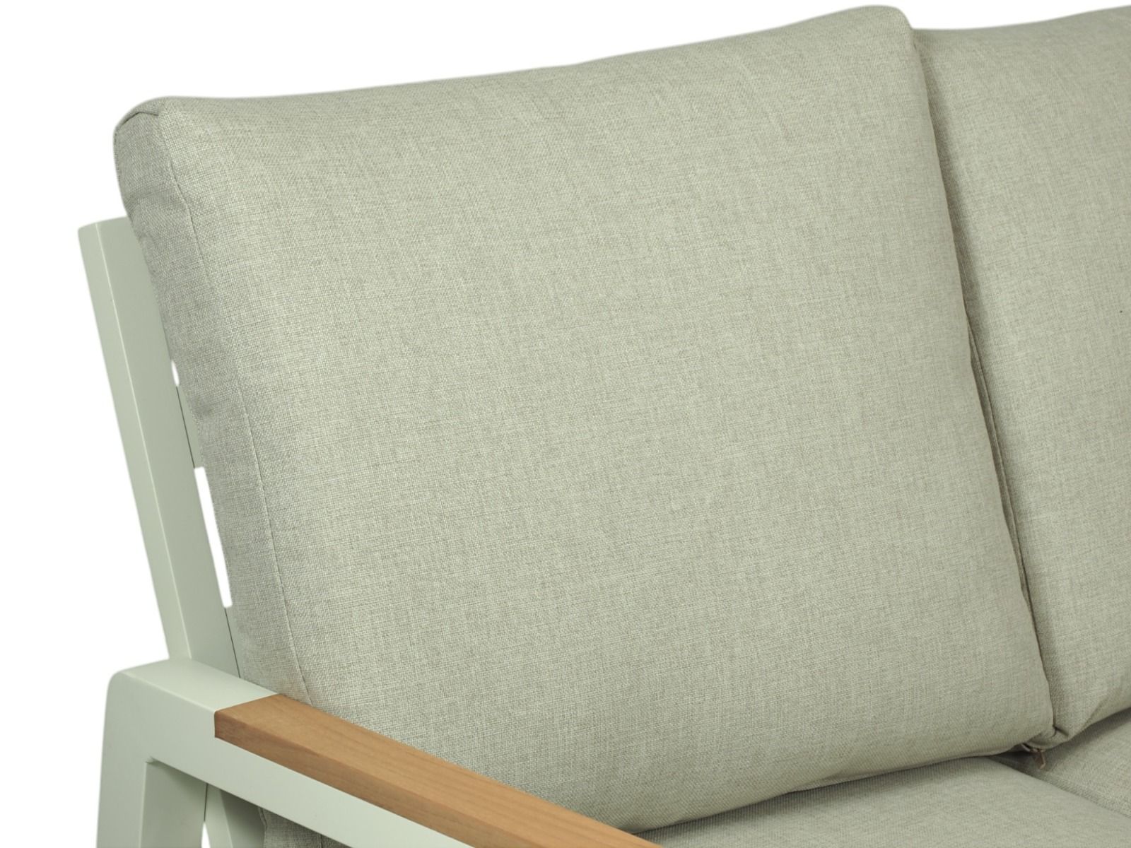 Kustavi kulmasohva terassille, vaalea