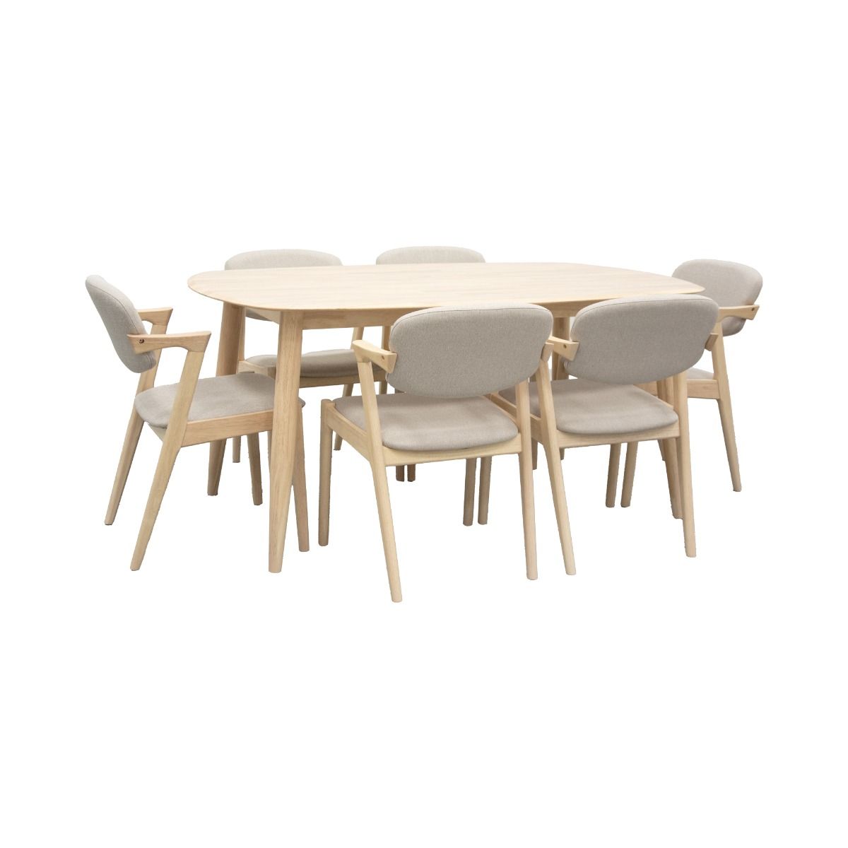 Lähde ruokapöytä 160cm, kumipuu