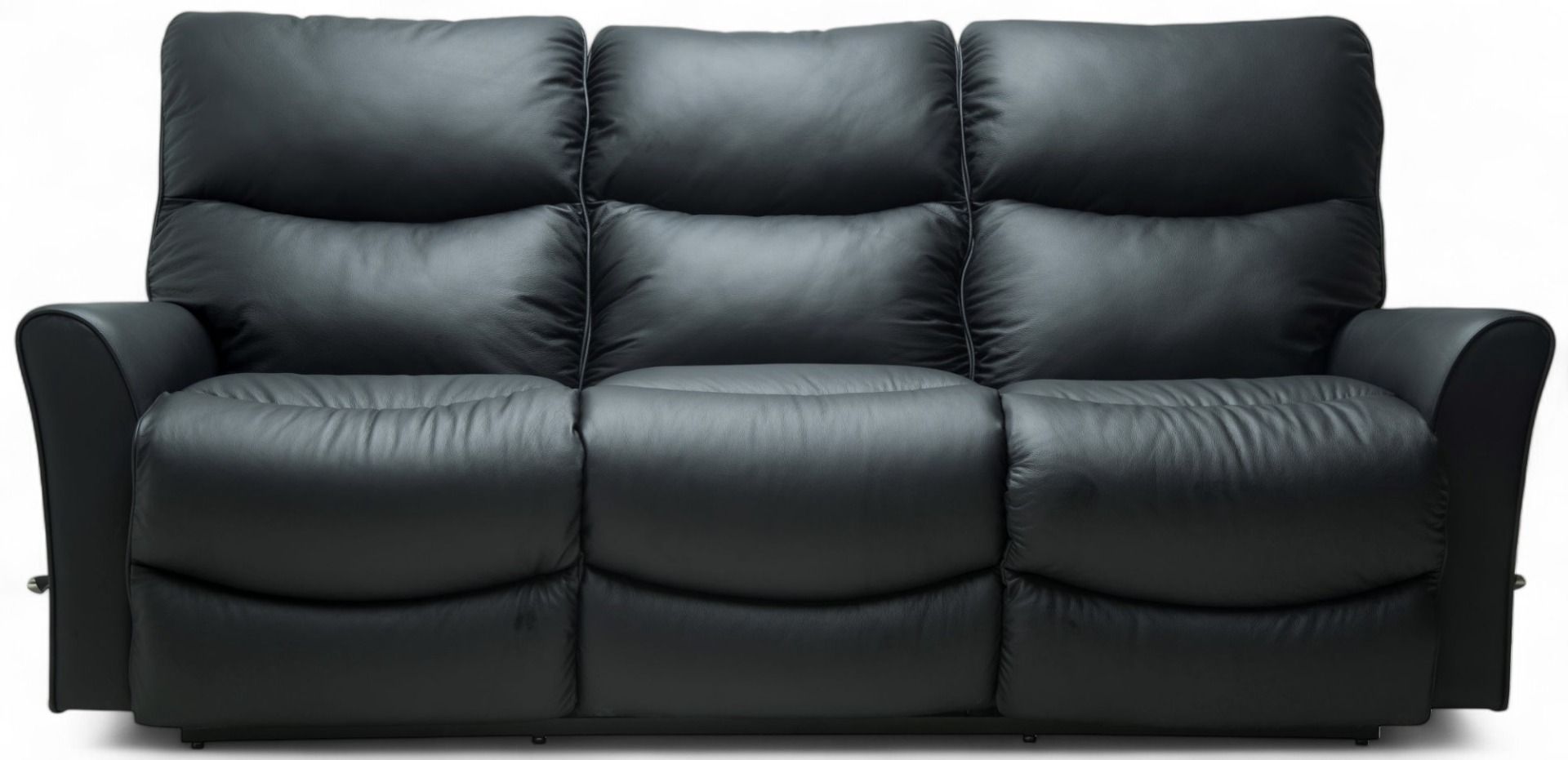 La-Z-Boy Rowan 3+1+1 recliner sohvakalusto, musta nahka