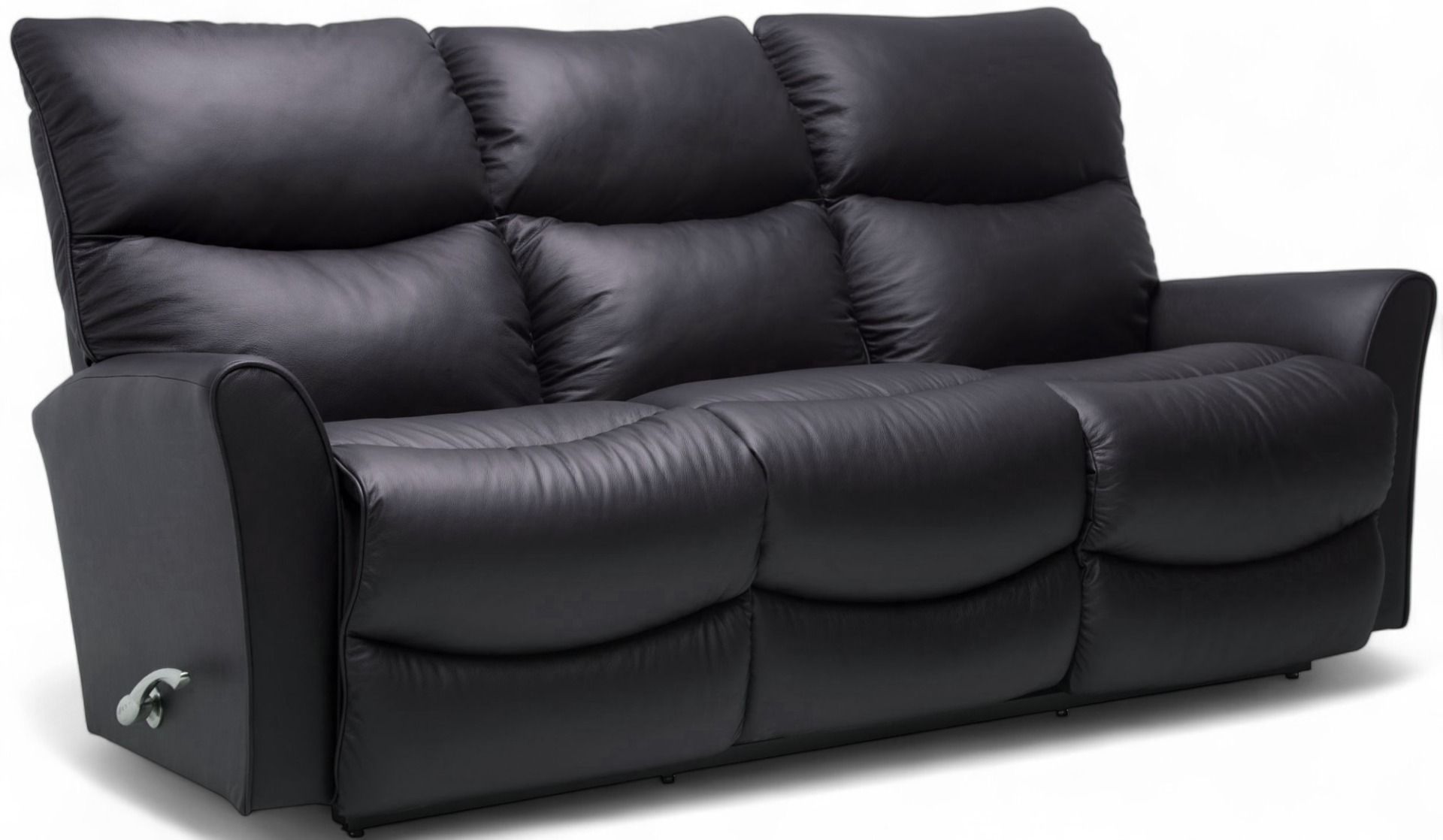 La-Z-Boy Rowan 3+1+1 recliner sohvakalusto, musta nahka