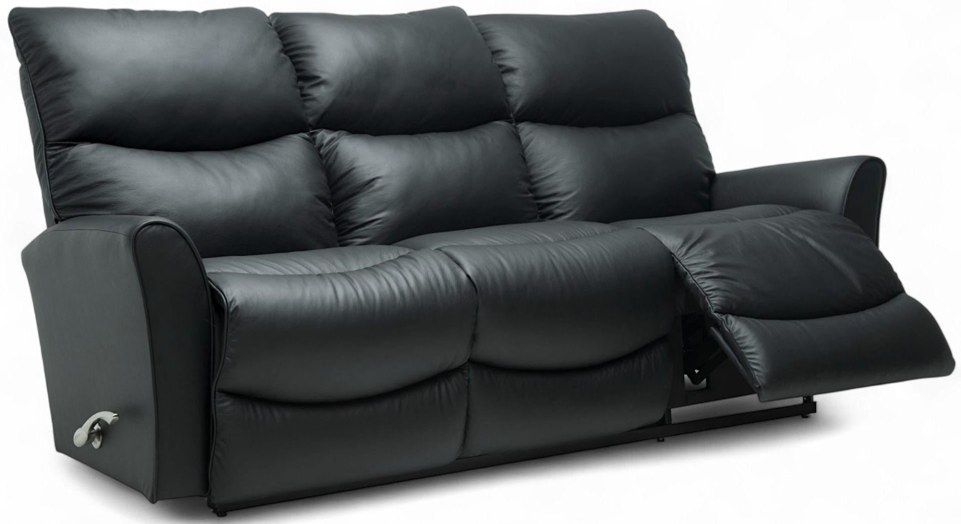 La-Z-Boy Rowan 3+1+1 recliner sohvakalusto, musta nahka