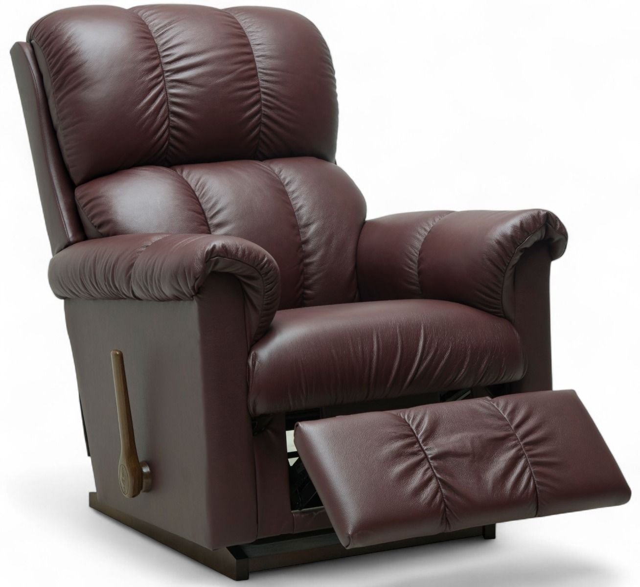 La-Z-Boy mekanismituoli Aspen ruskealla nahkaverhoilulla