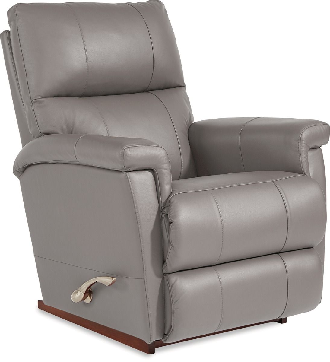 La-Z-Boy Ethan harmaa nahkaverhoiltu mekanismituoli