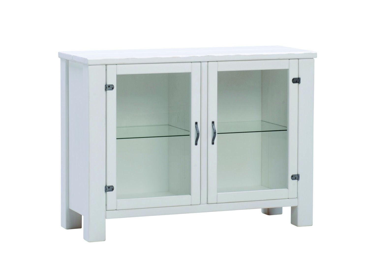 Anttiina -lakeus vitriini, valkoinen