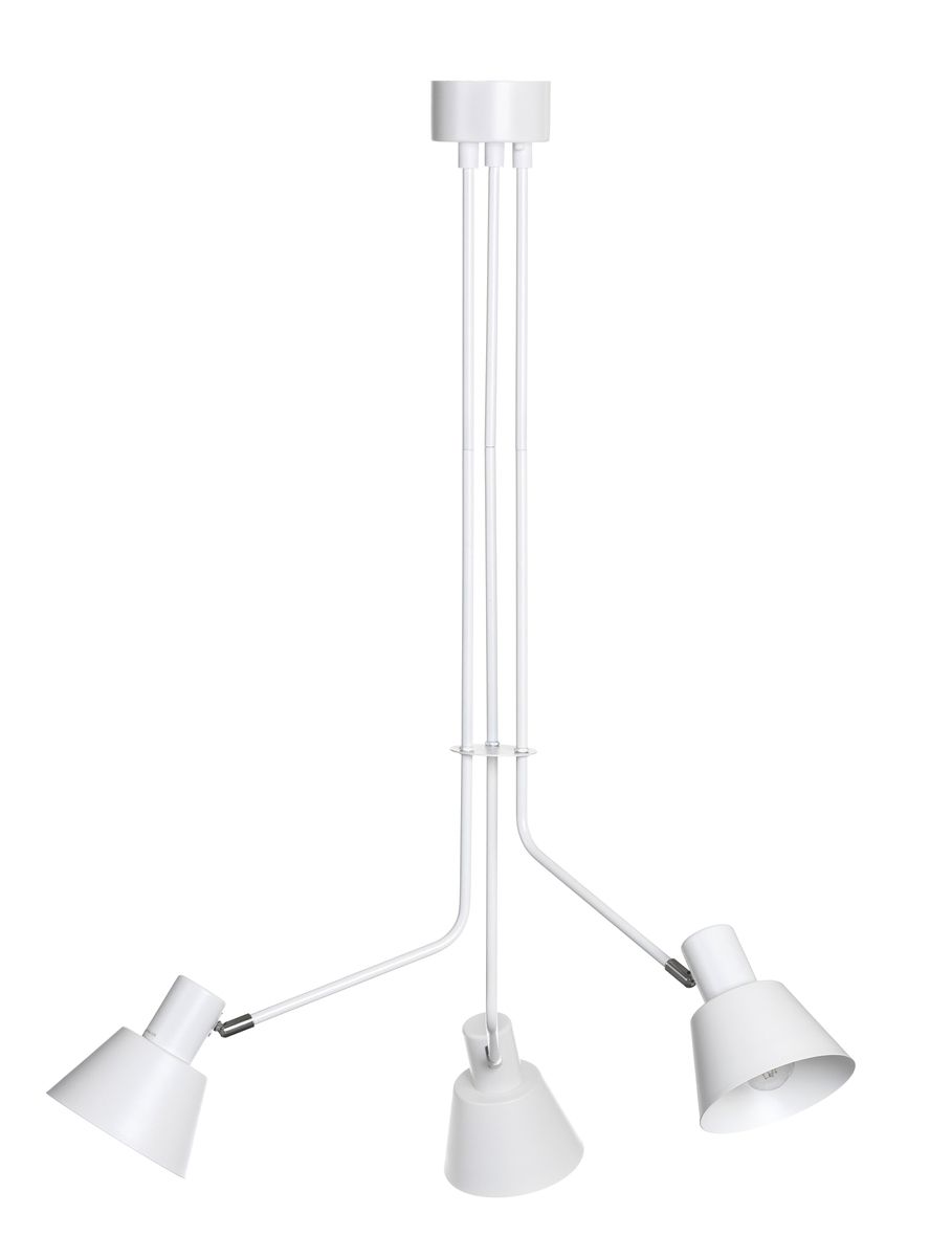 Lacus valkoinen metallinen kattovalaisin