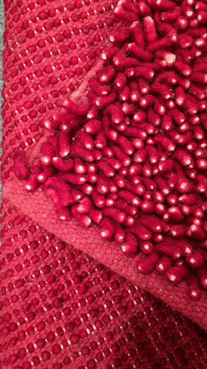 Laku-matto, punainen, 130x190 cm