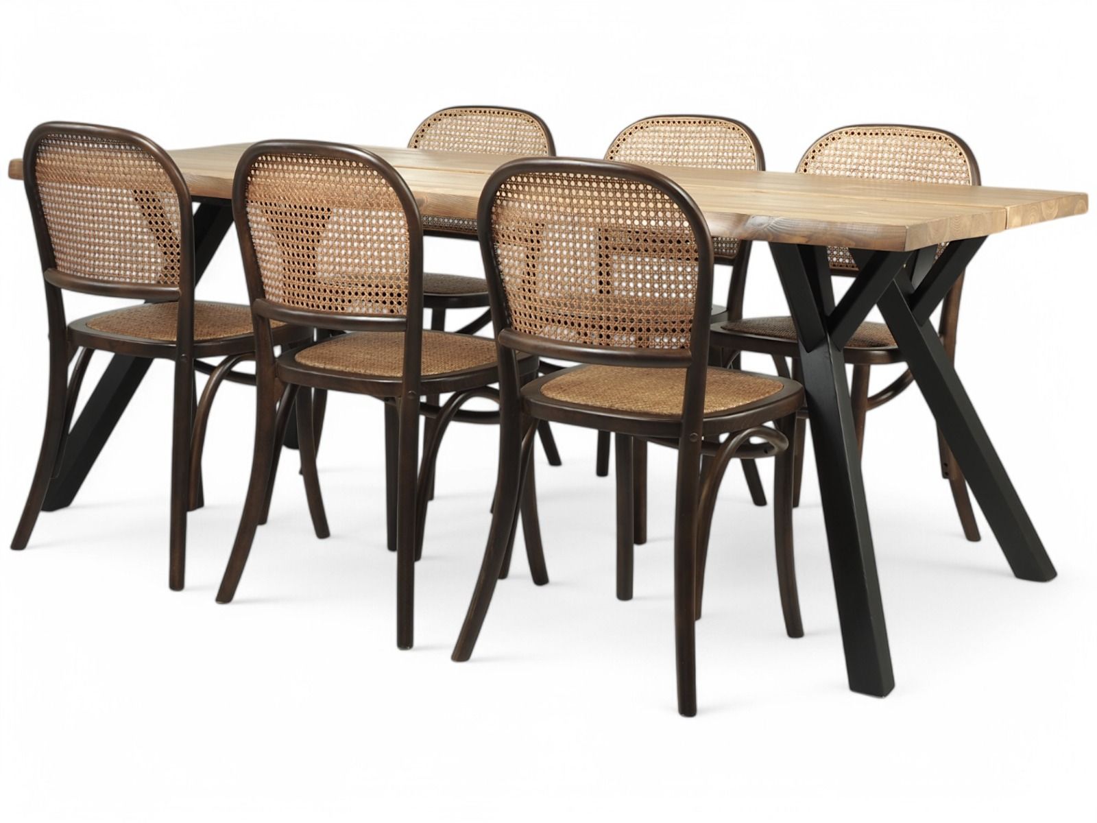 Lana-Capri ruokaryhmä kuudelle, eri värejä