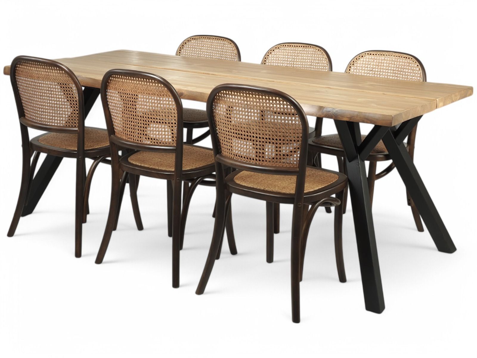 Lana-Capri ruokaryhmä kuudelle, eri värejä