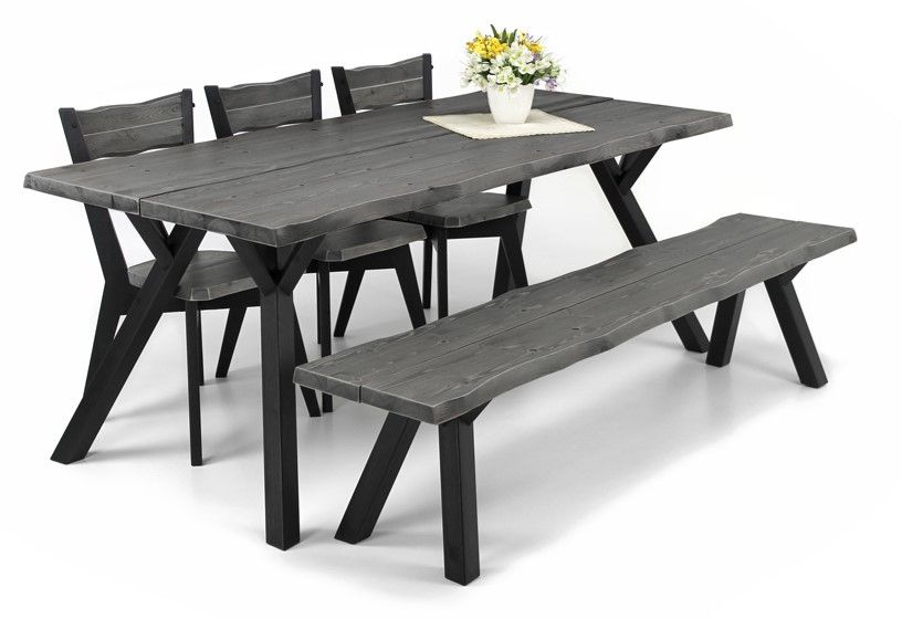 Lana penkki puujaloilla, eri kokoja ja värejä