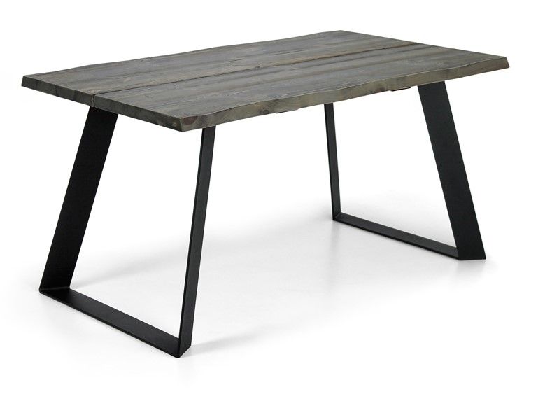 Lana lankkupöytä metallijaloilla, eri kokoja ja värejä