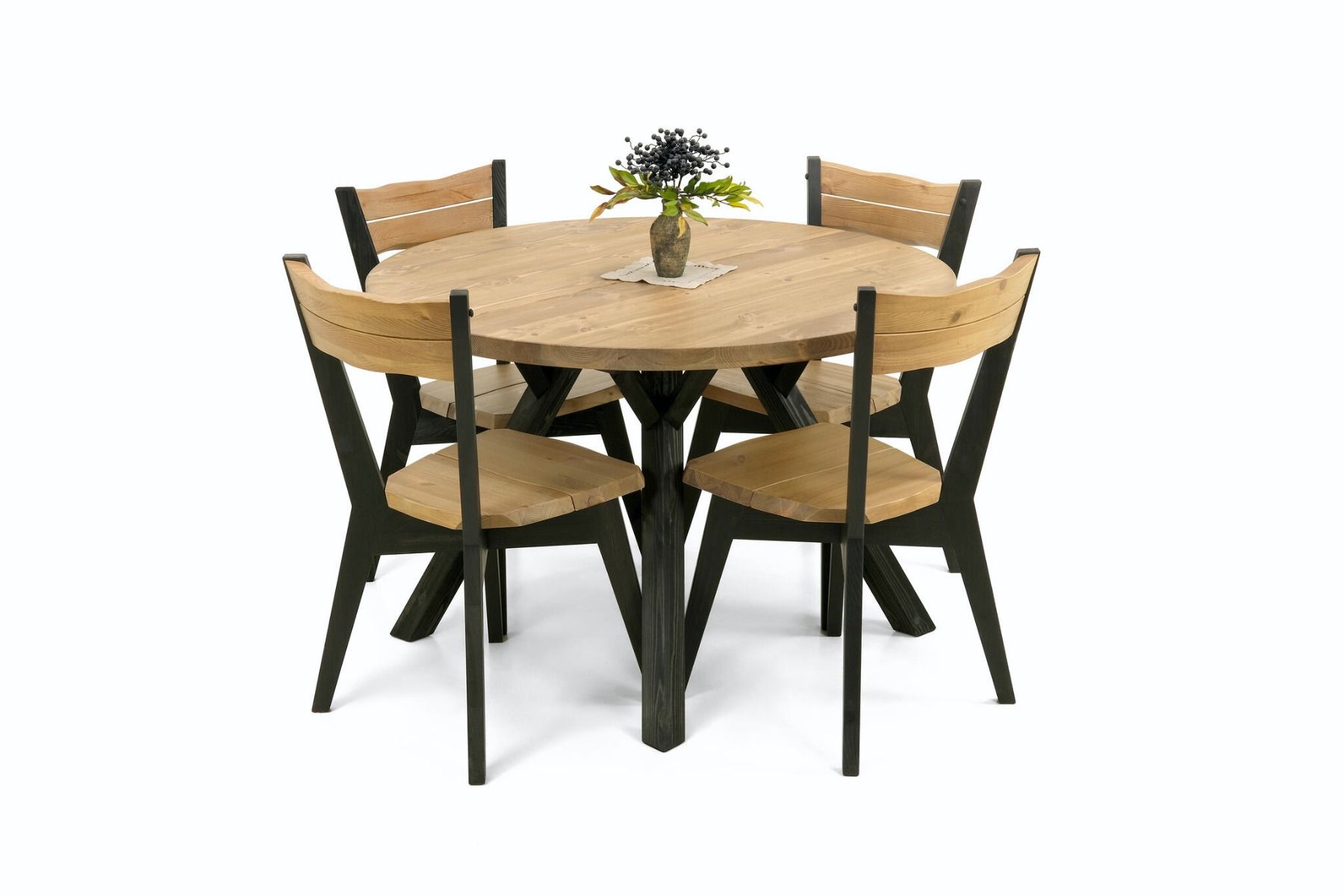 Lana pyöreä ruokapöytä 115 cm, eri värejä