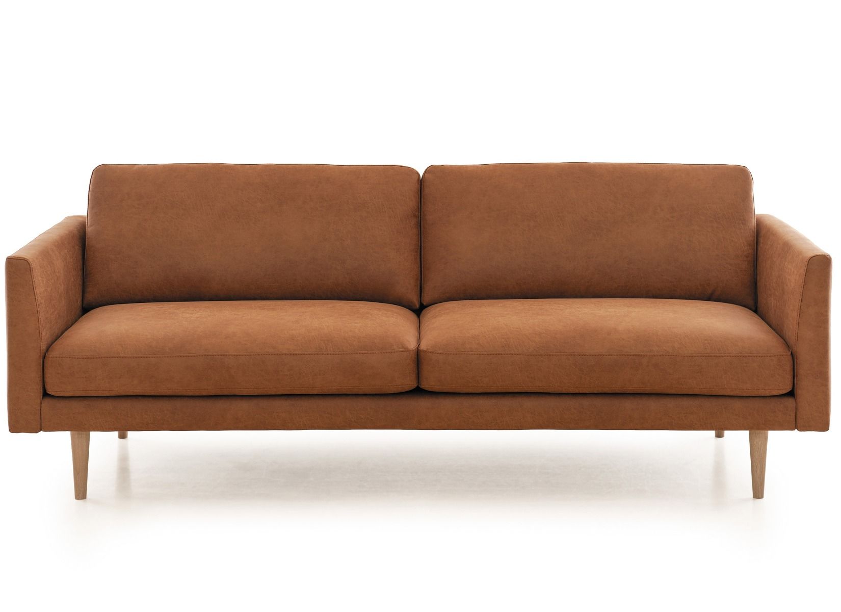 Neiser Lario 3-ist nahkasohva 212cm, konjakin ruskea