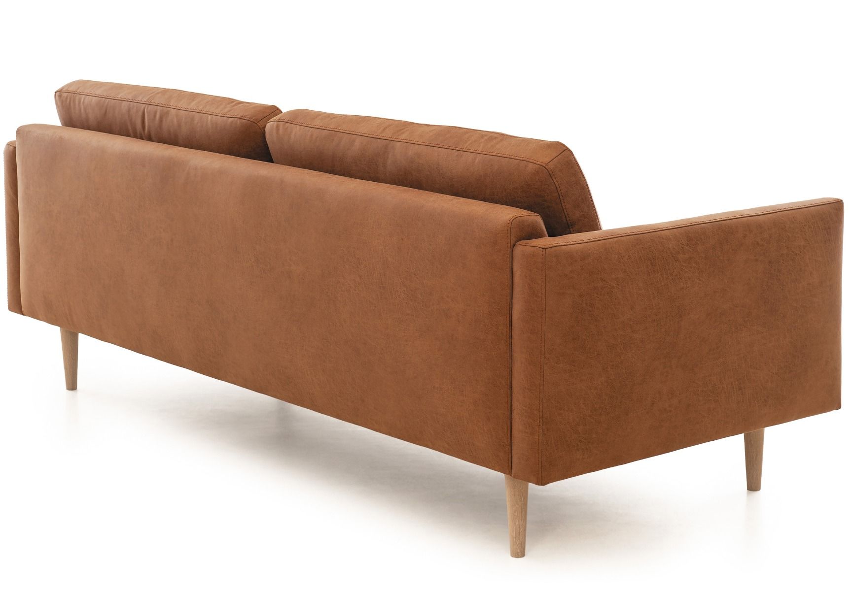 Neiser Lario 3-ist nahkasohva 212cm, konjakin ruskea