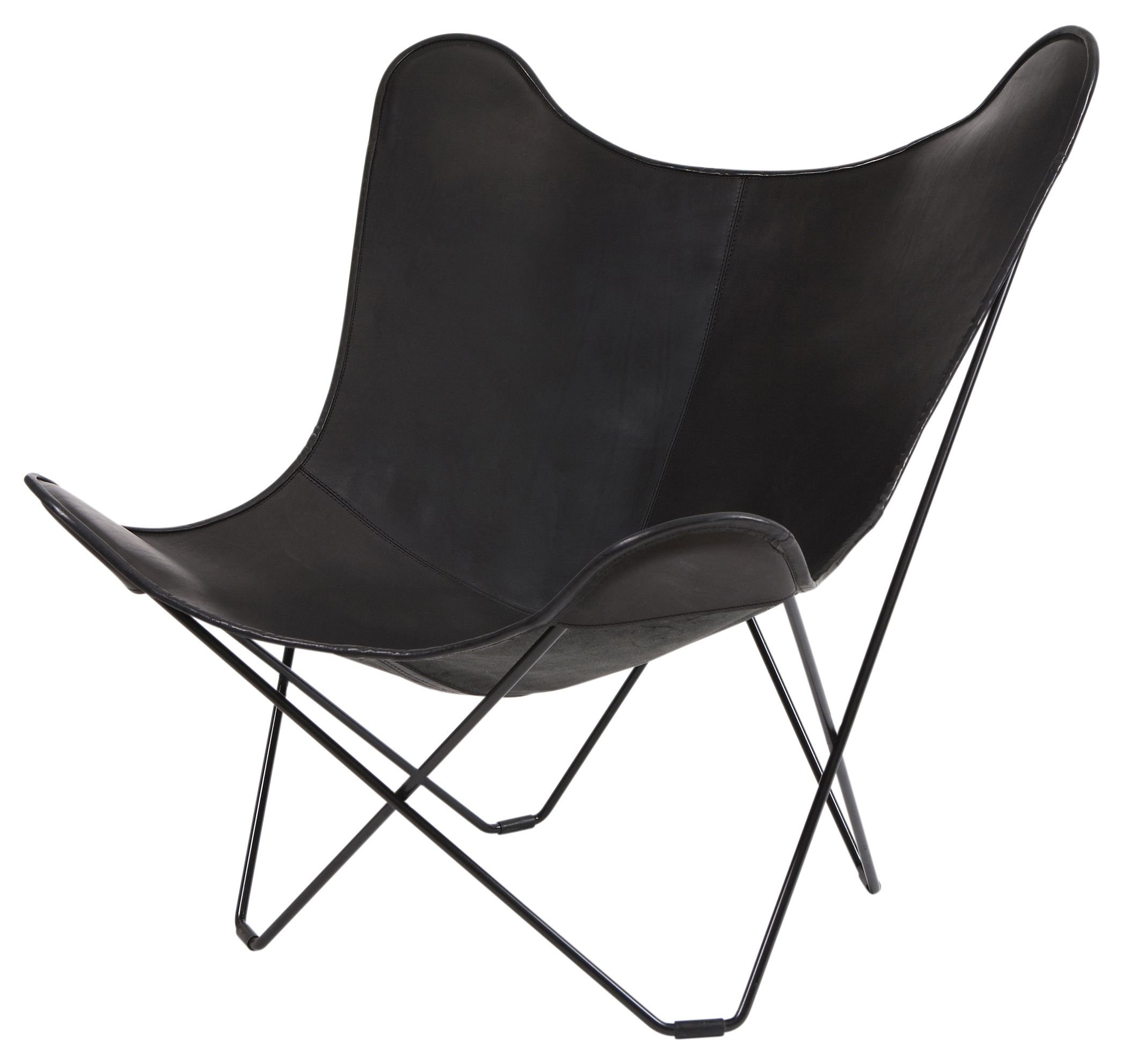 Cuero Lepakkotuoli Pampa Mariposa, Musta