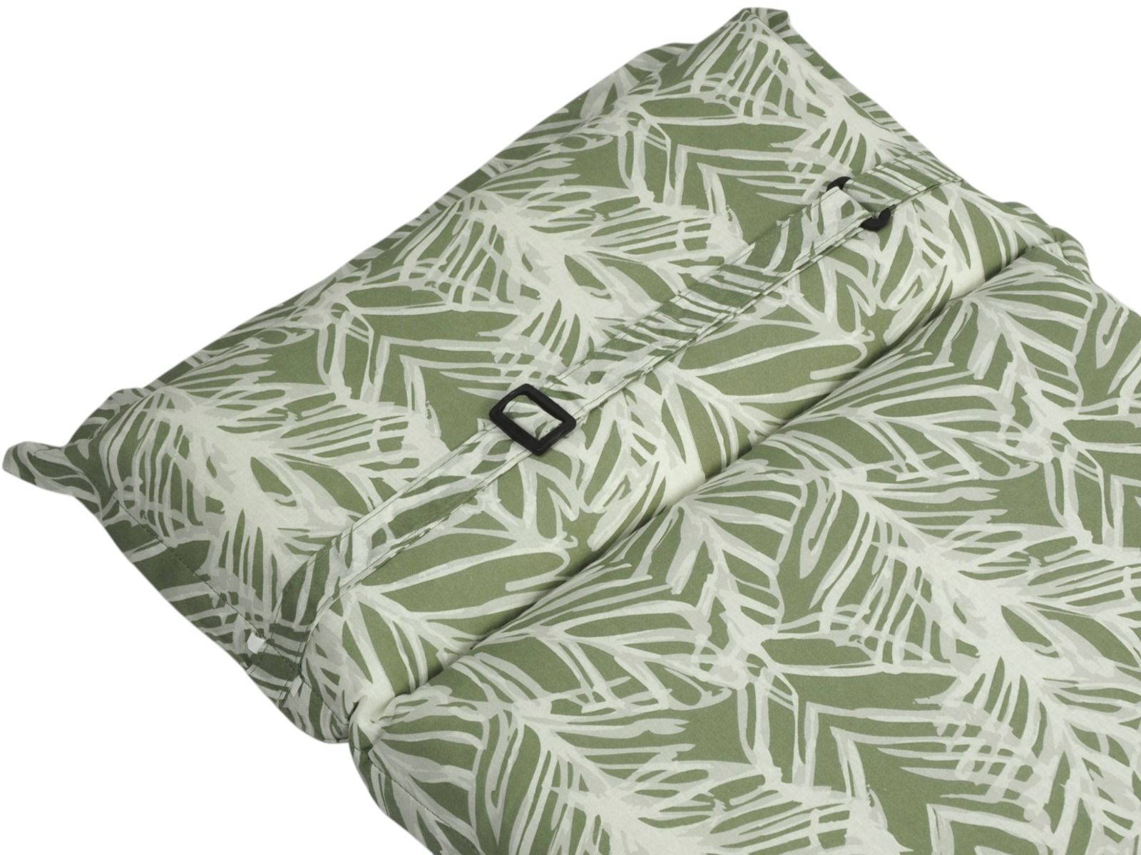 Lehti istuinpehmusteet puutarhatuoliin, vihreä kuosi