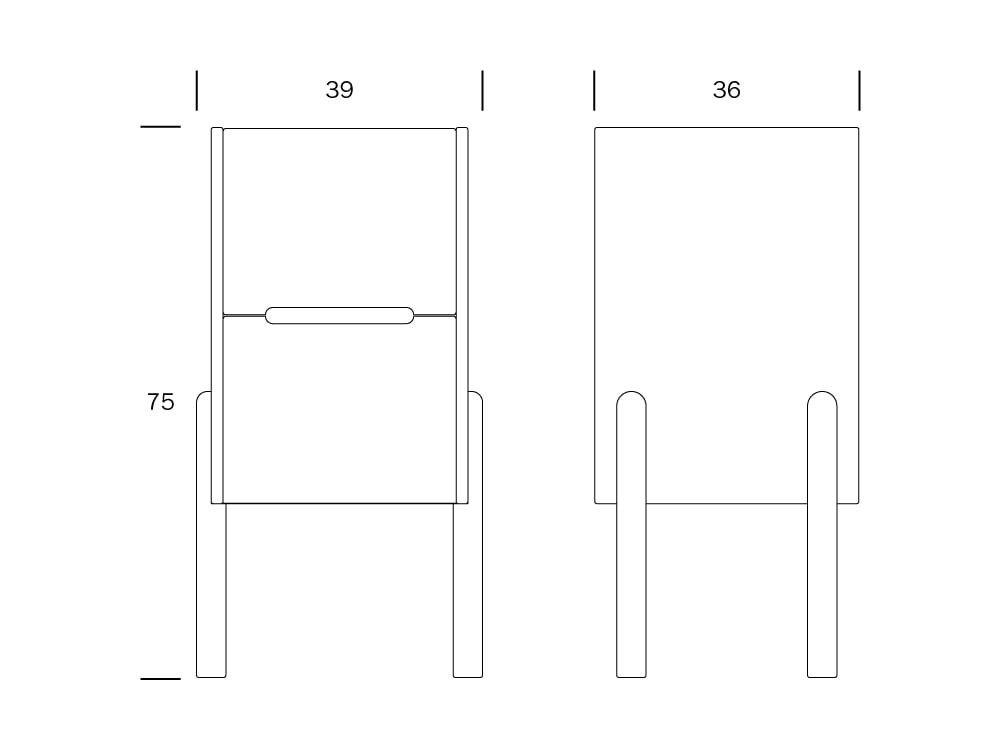Lennu yöpöytä, valkoinen