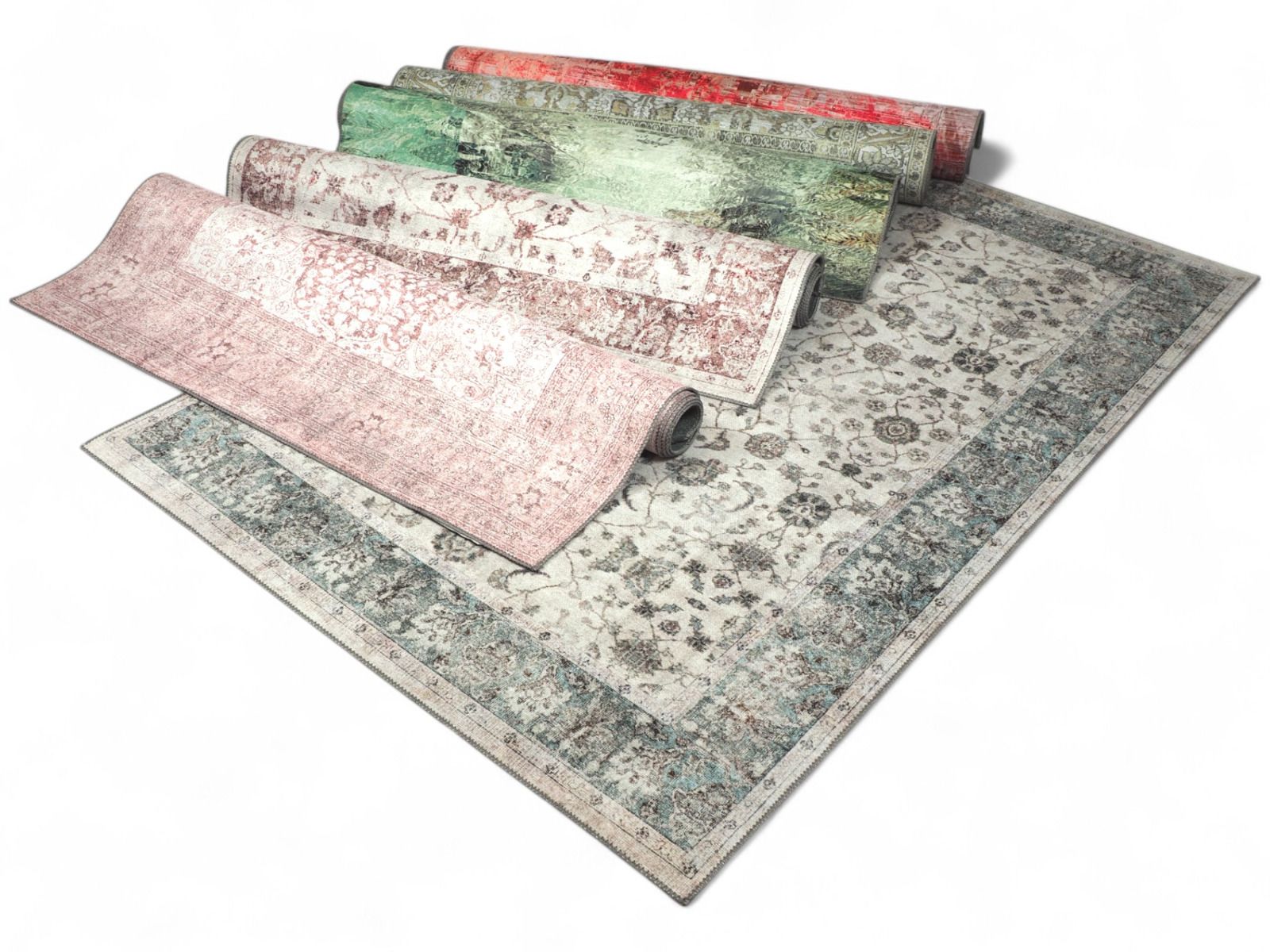 Rose matto, eri kokoja