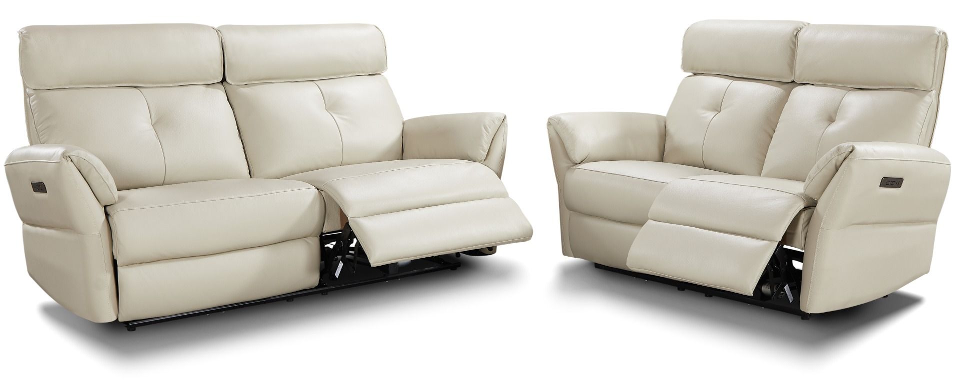 Lexington sohvakalusto taupe nahkasohvat