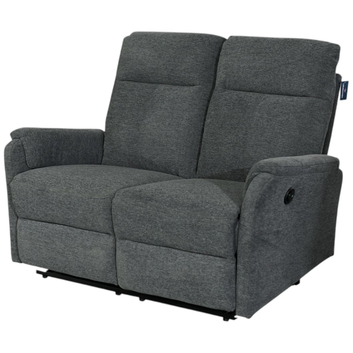 Liverpool mekanismisohva 2-ist tummanharmaa sähkömekanismit