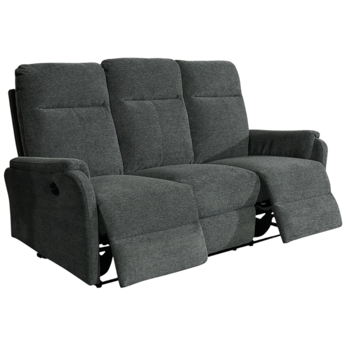 Liverpool 3+2 sohvakalusto tummanharmaa sähkömekanismit