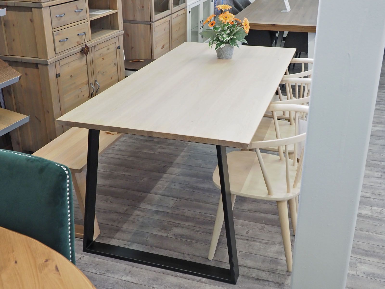 Anttiina Loiste-ruokapöytä 190cm, valkopesty tammi