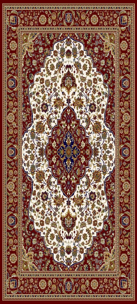 Ritz plyysimatto Medaljonki punainen , 160x235cm