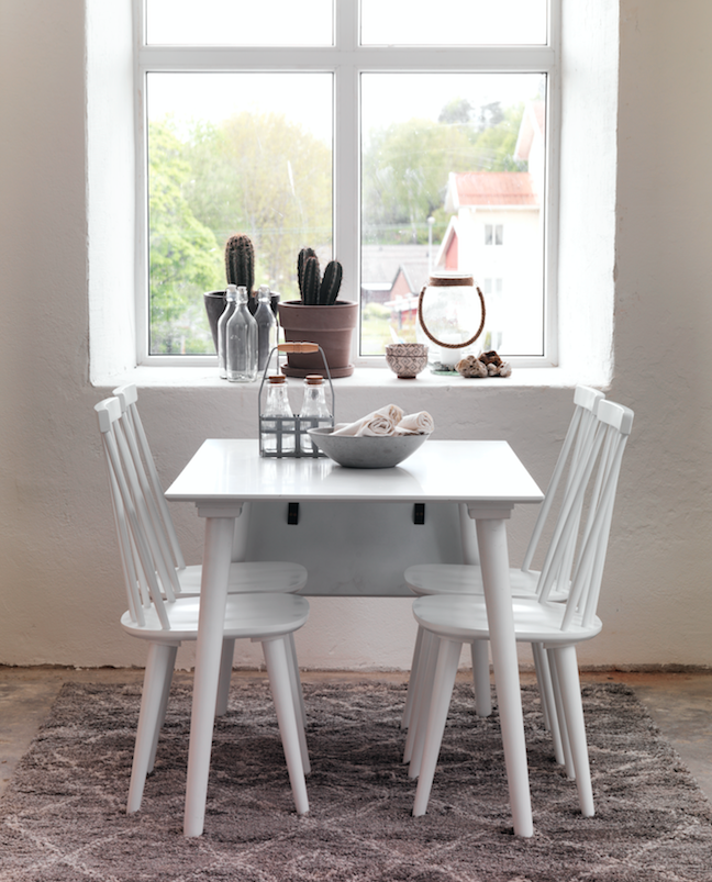 Rowico Lotta ruokapöytä jatkettava 80+25cm