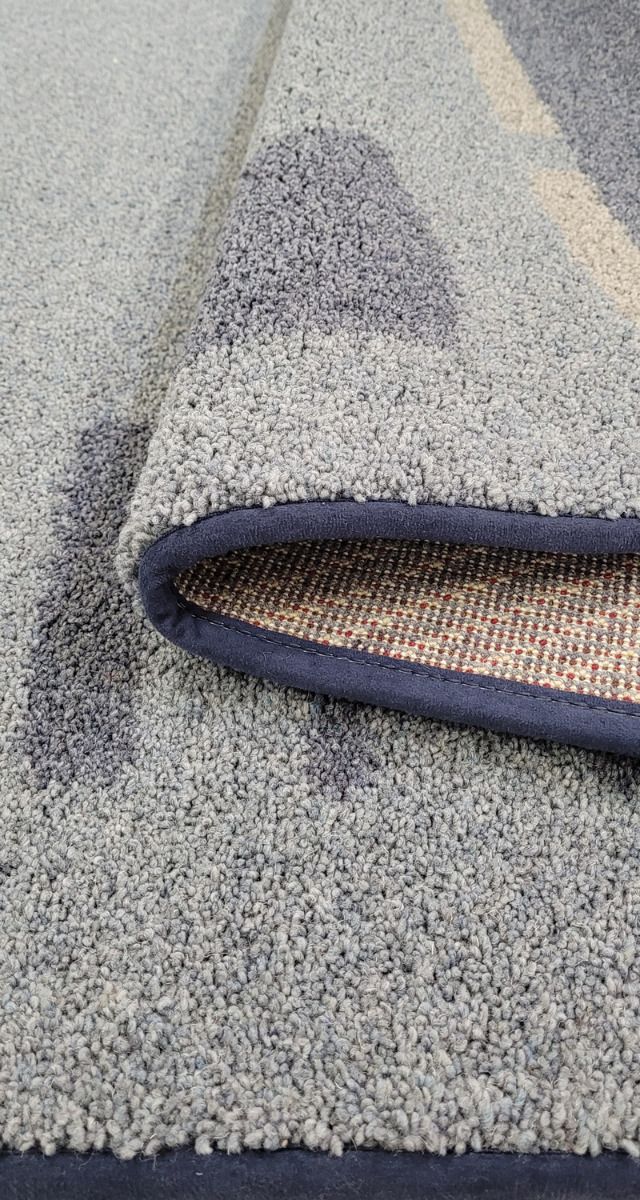 Lounge-villamatto sininen 200x290cm