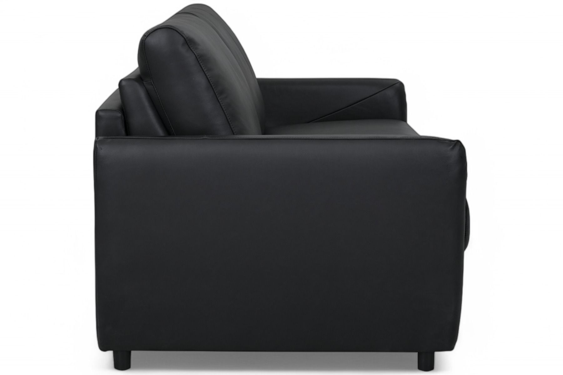 Lucca vuodesohva nahkaverhoilu, musta