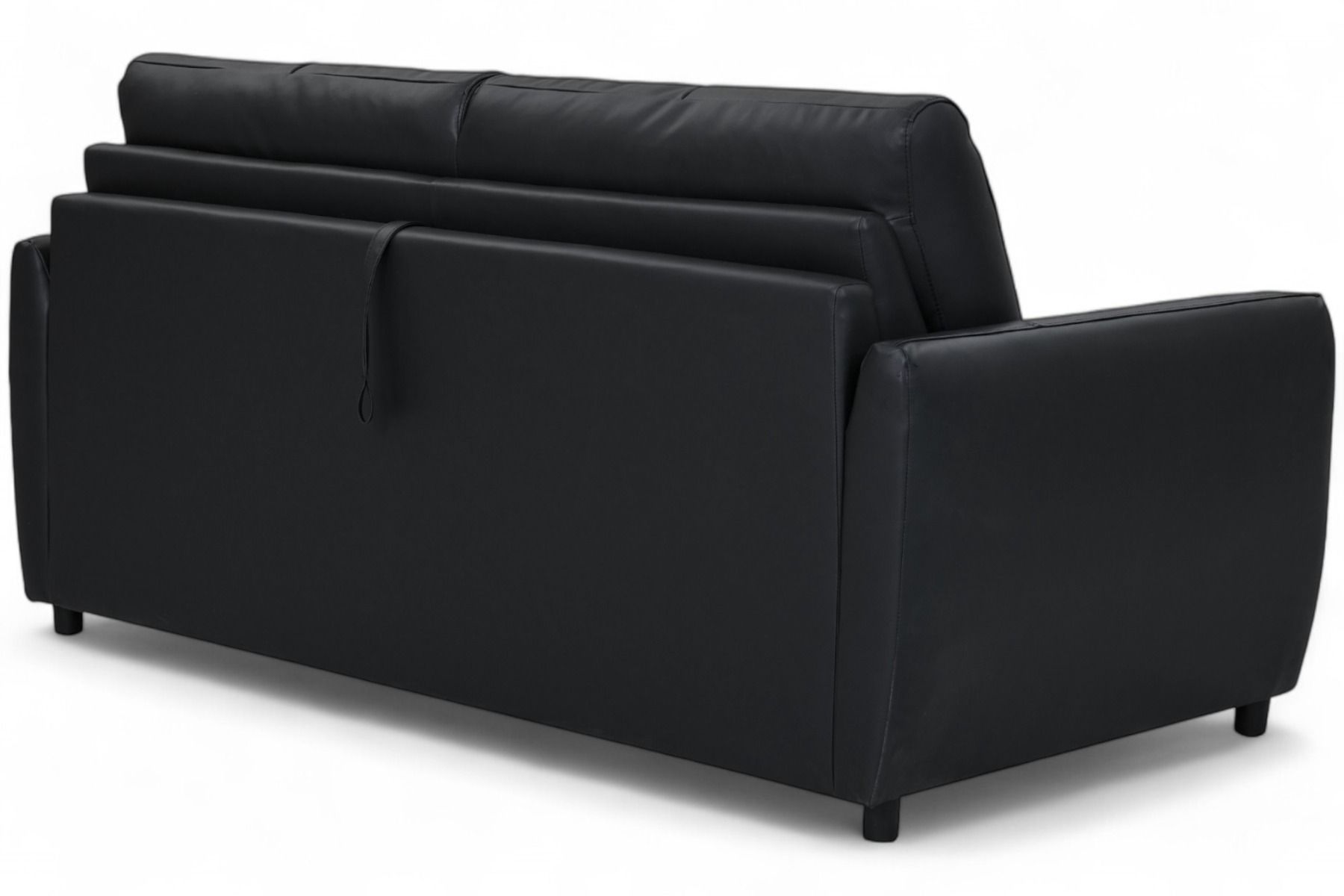 Lucca vuodesohva nahkaverhoilu, musta