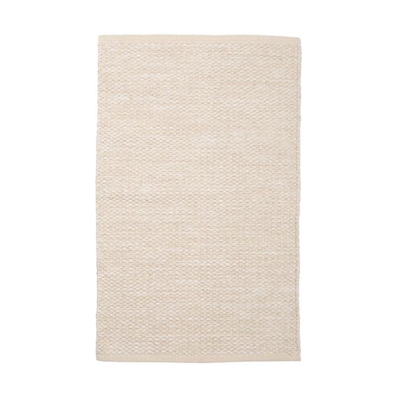 Lumme beige puuvillamatto. Paksuus 10-12 mm. Mattoa voi pitää molemmin puolin