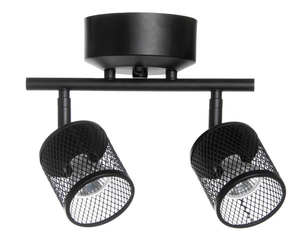 Lumo-2 on musta kattospotti, jota elävöittää persoonallinen verkkovarjostin.