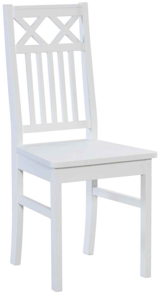 Kaura pyöreä pöytä + Luoto tuolit, valkoinen